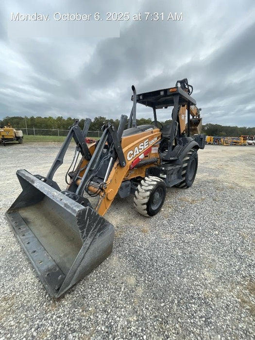 2020 Case 580N EP - Extendable Backhoe Canopy 4WD, Extendable Stick, Pilot Controls, 2 Way Hydraulics, Ride Control, TAG Manual QC