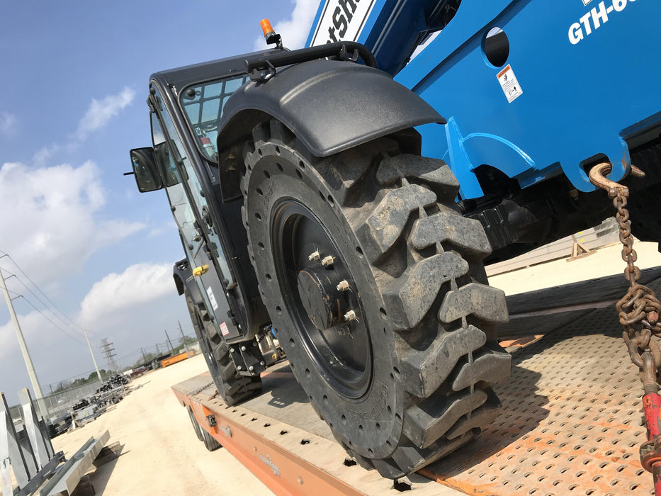 2019 Genie GTH-636 Cab/Heat/AC, Solid RT Tires, LED Work Lights, Beacon 60" QA Carriage, 48" Forks