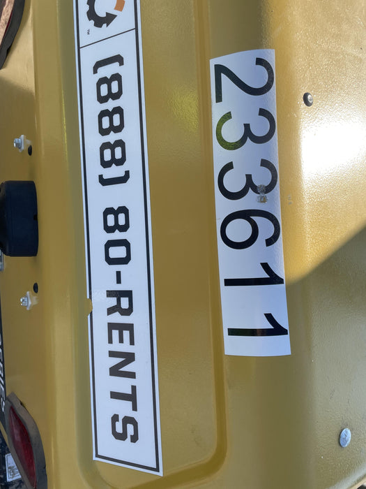 2022 Allmand NLV3GR (4) LED Light Fixture 350W, 23' Vertical Mast, 3kW Prime, Towable, Deep Sea L401, Leveling Jacks, Yanmar T4F 5.8hp