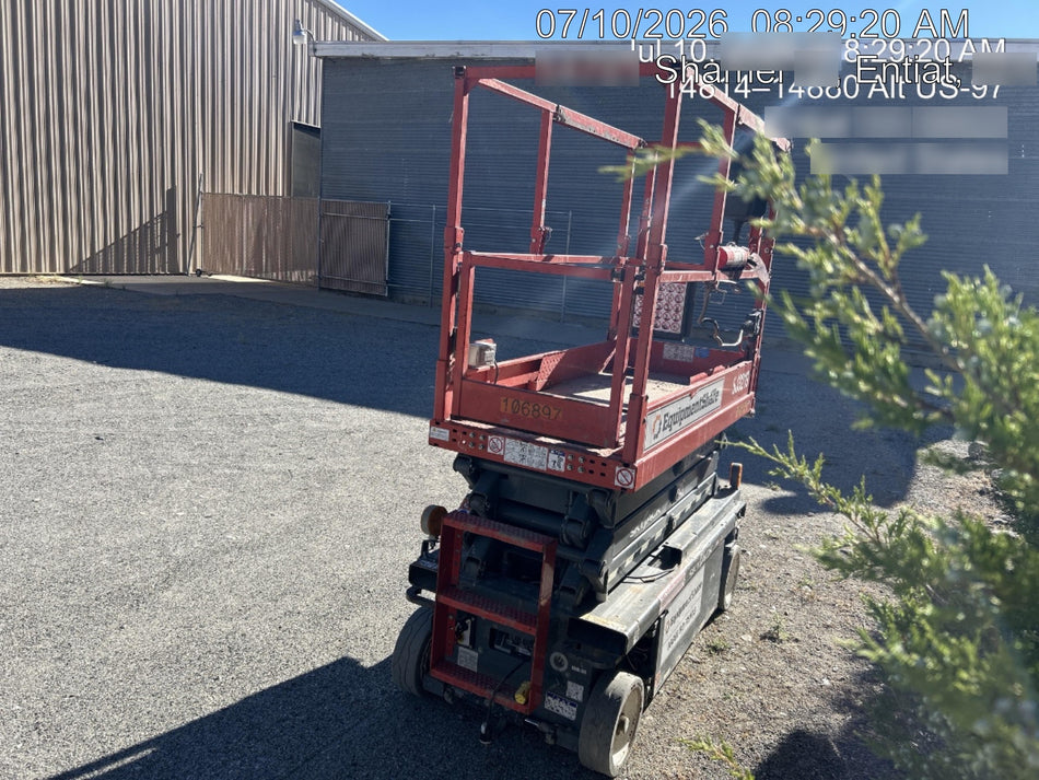 2020 Skyjack SJIII-3219 Solid NM Tires, Half height spring hinged entry gate, Dual Beacons, 800W Inverter