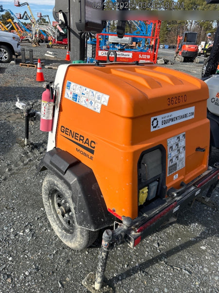 2023 Generac MLT2 Diesel, Flex Switch 120V Input, Powerzone Controller, (4) 320W LED Lights, 4kW Generator, 39.9 Gal Fuel Tank, 2" Ball, T3