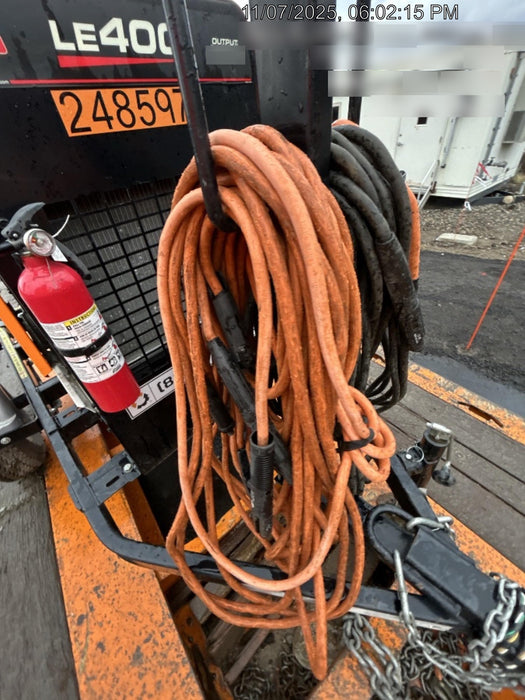 2022 Lincoln Electric LE400 Kubota V1505, Trlr, Cable Rack, Light Kit, ES Decals, T3