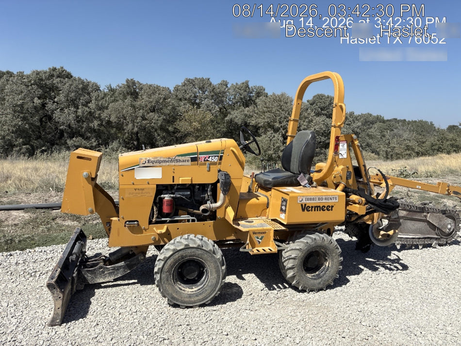 2019 VERMEER RTX450