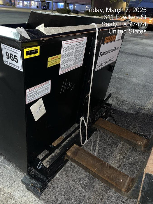 2025 STAR INDUSTRIES M-1820 - Self-Dump Hopper