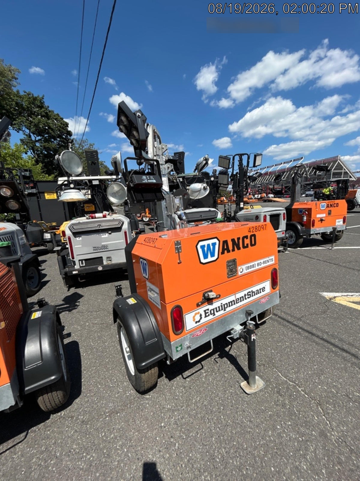 2024 Wanco WLTT-4MM4K Diesel, Deep Sea Controller, Shore Power Plug, Auto Start, (4) 350W LED Floodlights, 4kW Generator, 60 Gal Fuel Tank, 2" Ball, T3