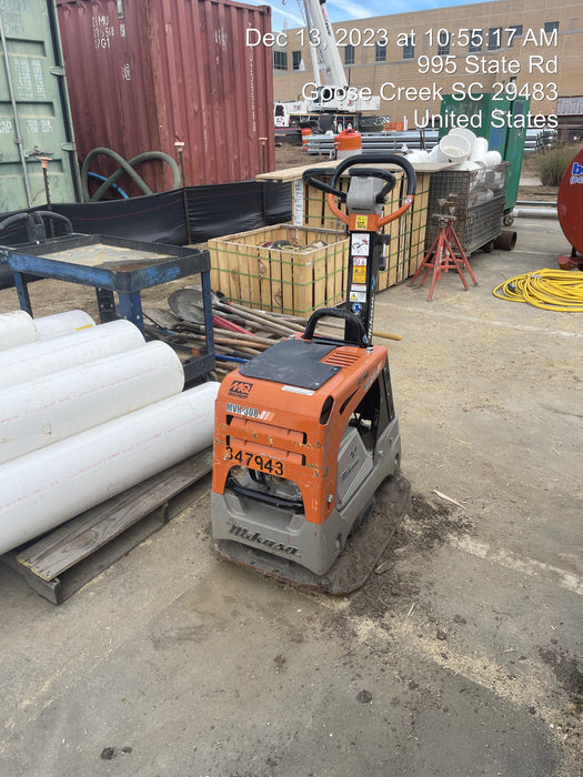 2023 Multiquip MV308GH Honda GX270, 18" Plate, Tachometer