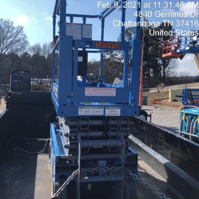 2020 Genie GS-1930 Solid Non Marking Tires, Beacon, Folding rails with half height swing gate