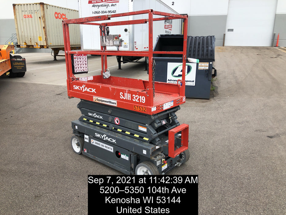 2016 Skyjack SJIII-3219 Standard Rental Specs