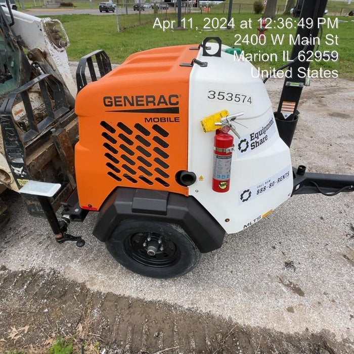 2023 Generac MLT2 Diesel, Flex Switch 120V Input, Powerzone Controller, (4) 320W LED Lights, 4kW Generator, 39.9 Gal Fuel Tank, 2" Ball, T3