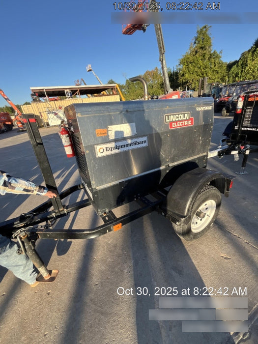 Lincoln Electric Vantage 322 Lincoln Vantage 322 Welder w/Trailer