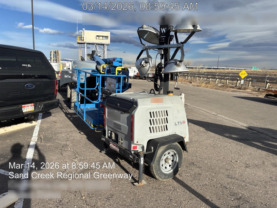 2018 Wacker Neuson LTV6K-MH Wacker Neuson LTV6K Mobile Light Tower w/Fuel Level Sensor Installed
