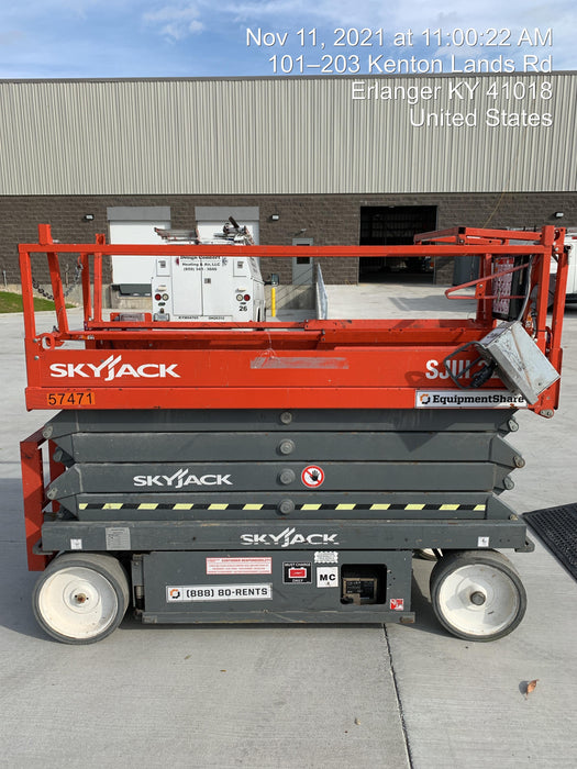 2018 Skyjack SJIII-3226 Standard Rental Specs