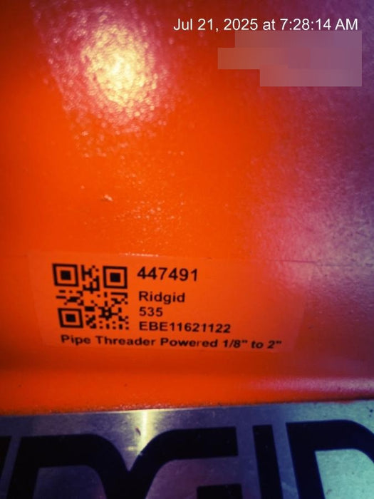 2024 RIDGID 535