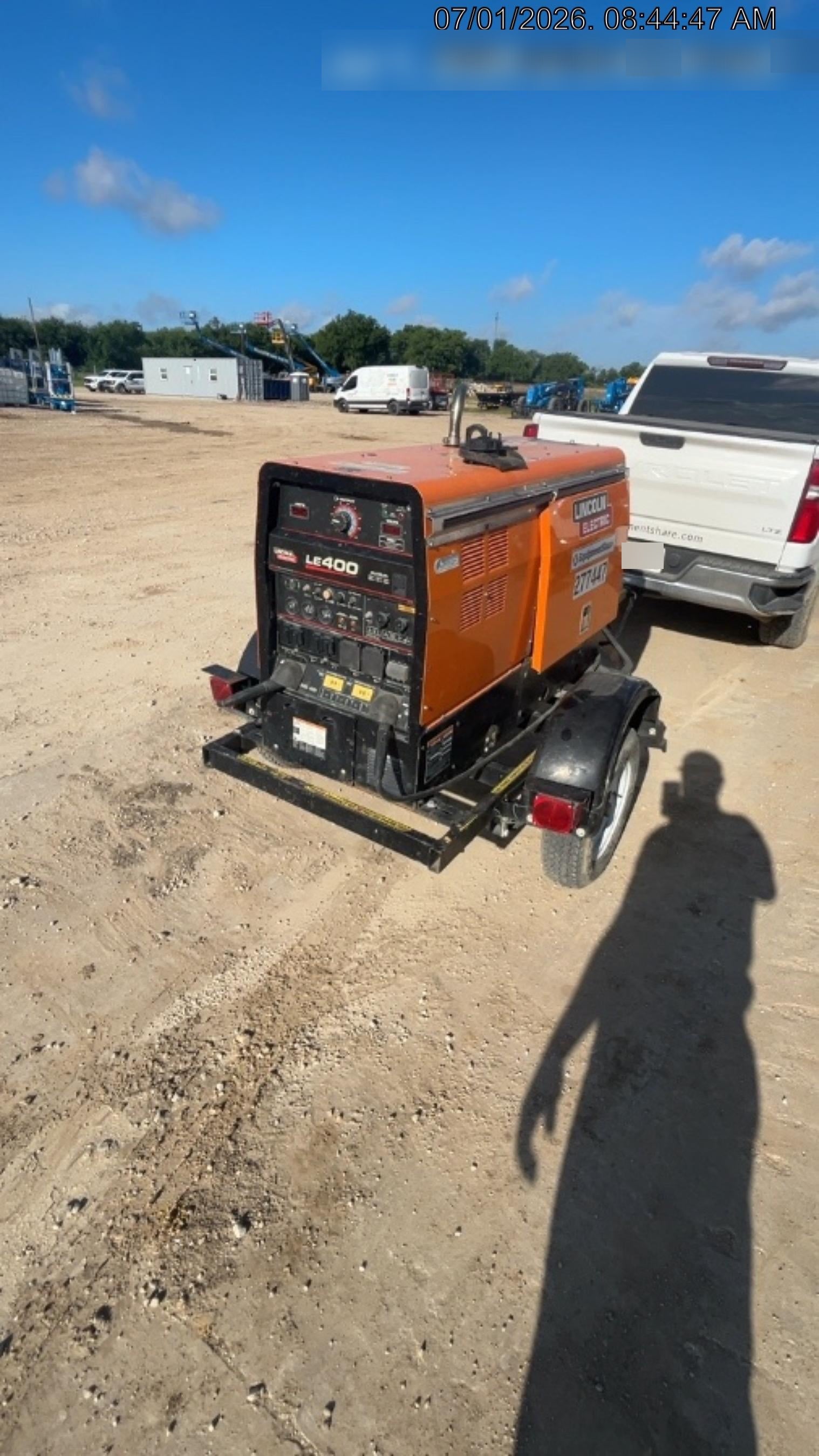 2022 Lincoln Electric LE400 Kubota V1505, Trlr, Cable Rack, Light Kit, ES Decals, T3