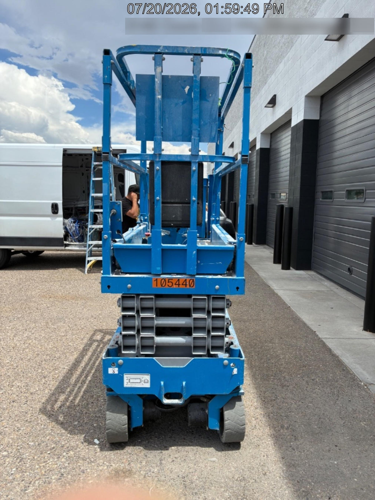 2020 Genie GS-1930 Solid Non Marking Tires, Beacon, Folding rails with half height swing gate