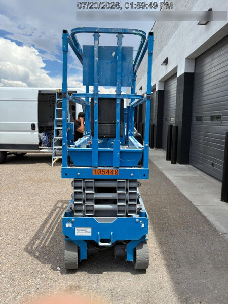 2020 Genie GS-1930 Solid Non Marking Tires, Beacon, Folding rails with half height swing gate