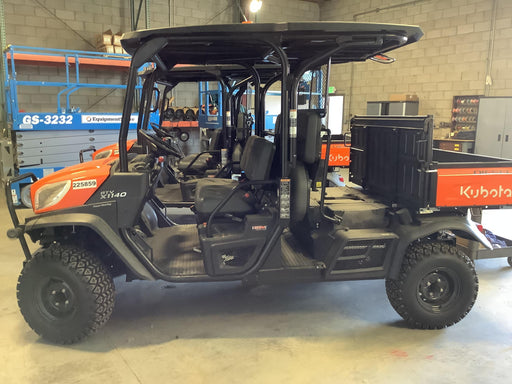 2022 Kubota RTV-X1140W-H Plastic Canopy, Windshield Acrylic Clear, LED Strobe Light, Wire Harness Kit, Back up Alarm