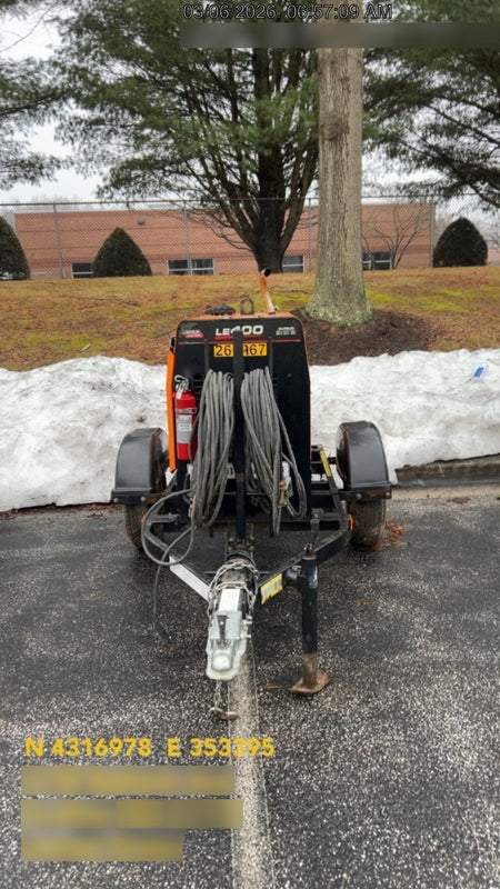 2022 Lincoln Electric LE400 Kubota V1505, Trlr, Cable Rack, Light Kit, ES Decals, T3