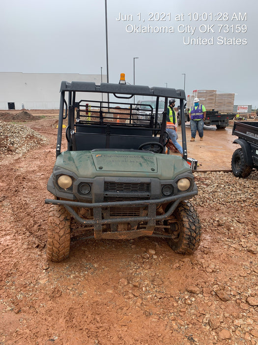 2019 Kawasaki Mule PRO-DXT Standard Options, Backup Alarm, Beacon, Plastic Hard Top, Poly Windshield, Horn Kit