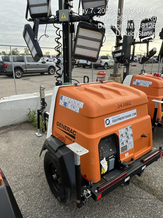 2023 Generac MLT2 Diesel, Flex Switch 120V Input, Powerzone Controller, (4) 320W LED Lights, 4kW Generator, 39.9 Gal Fuel Tank, 2" Ball, T3