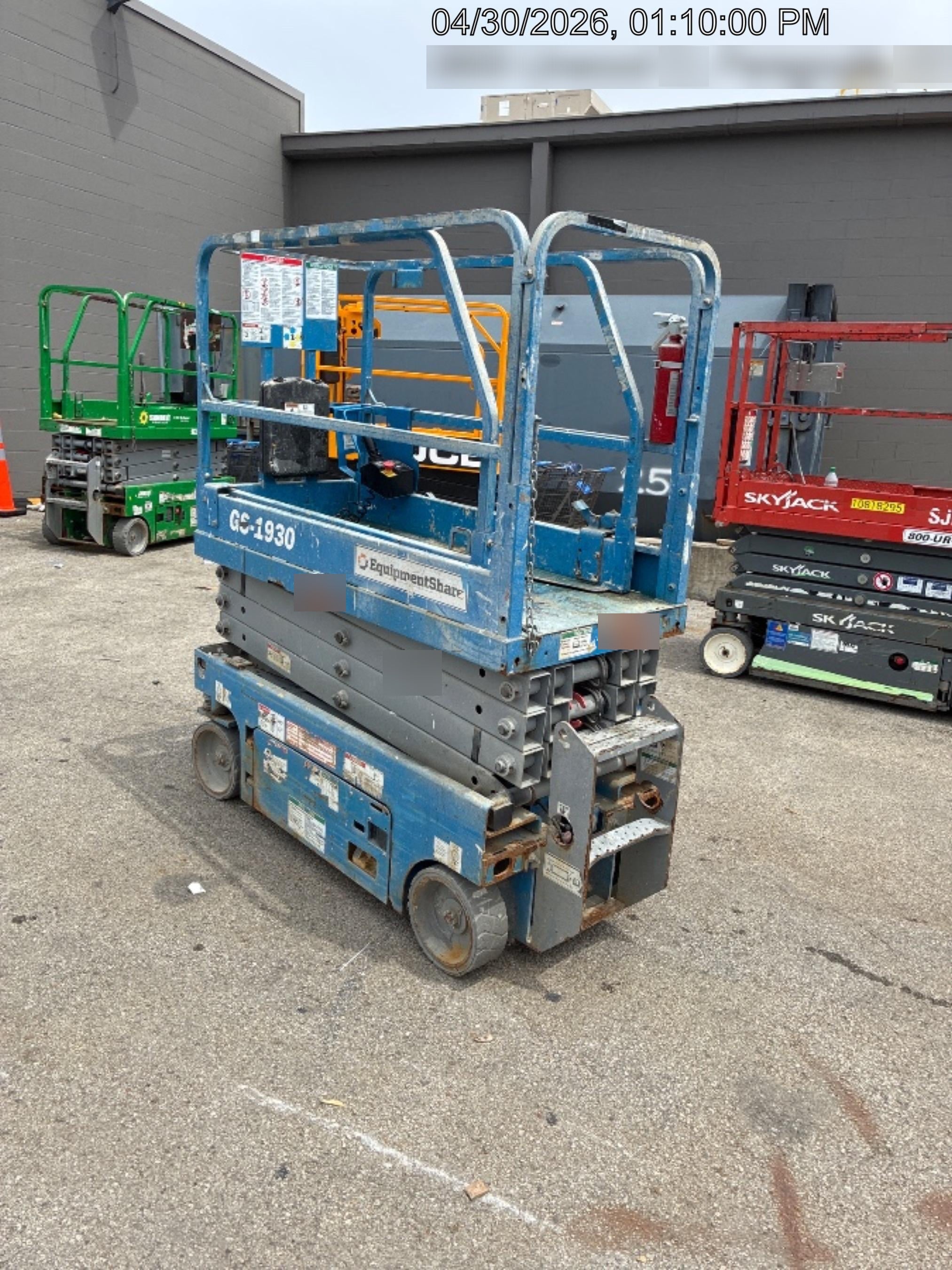 2019 Genie GS-1930 Fixed rails with chain Entry
