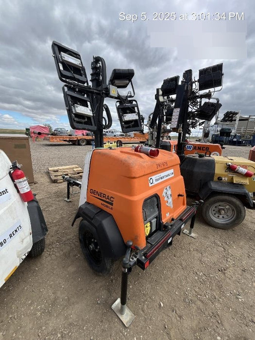 2024 Generac MLT2 Diesel, Flex Switch 120V Input, Powerzone Controller, 
(4) 320W LED Lights, 4kW Generator, 39.9 Gal Fuel Tank, 2" Ball, T3
