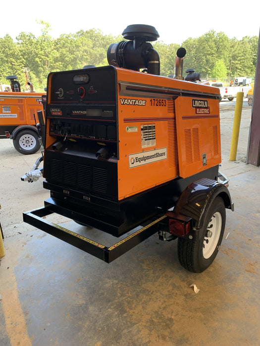 2021 Lincoln Electric Vantage 549X Ready Pak 3, ORANGE (includes trailer, cable rack, fender light kit)