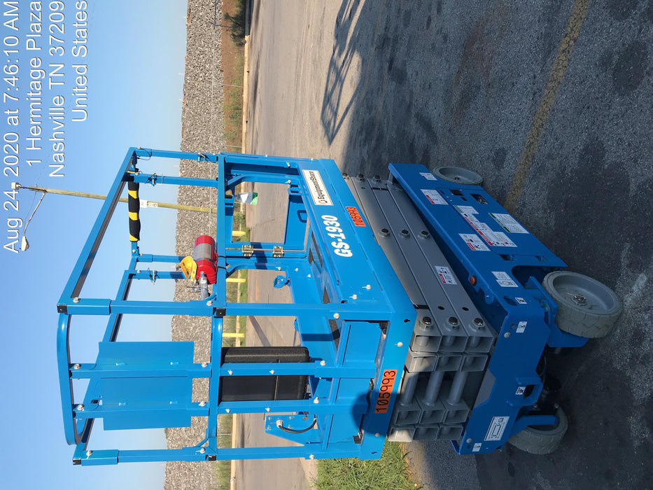 2020 Genie GS-1930 Solid Non Marking Tires, Beacon, Folding rails with half height swing gate