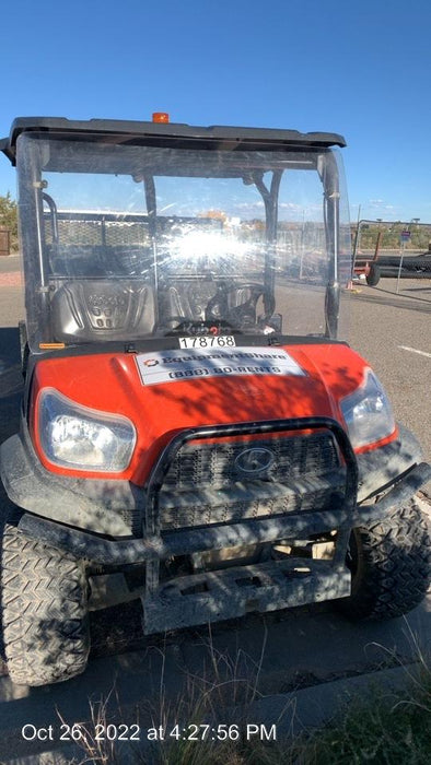2021 Kubota RTV-X1140W-H Plastic Canopy, Windshield Acrylic Clear, LED Strobe Light, Wire Harness Kit, Back up Alarm