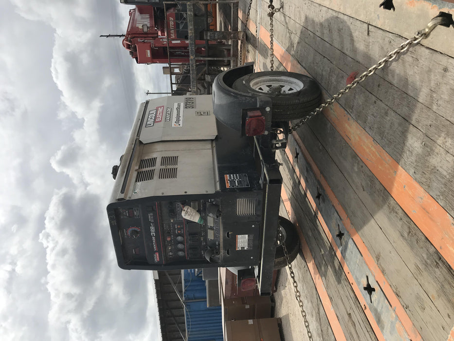 2019 Lincoln Electric Vantage 322 Ready-Pak 3, Two Wheel Trailer, Fender and Light Kit, Cable Rack