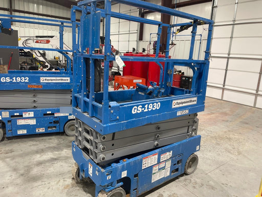 2020 Genie GS-1930 Solid Non Marking Tires, Beacon, Folding rails with half height swing gate