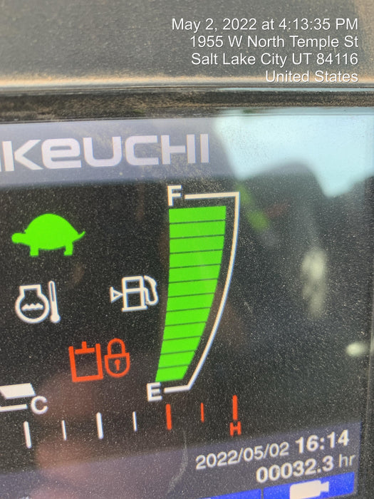 2022 Takeuchi TL8R2-CR 74hp Kubota Diesel, Cab/Heat/Air, Rubber Tracks, Hydraulic QC