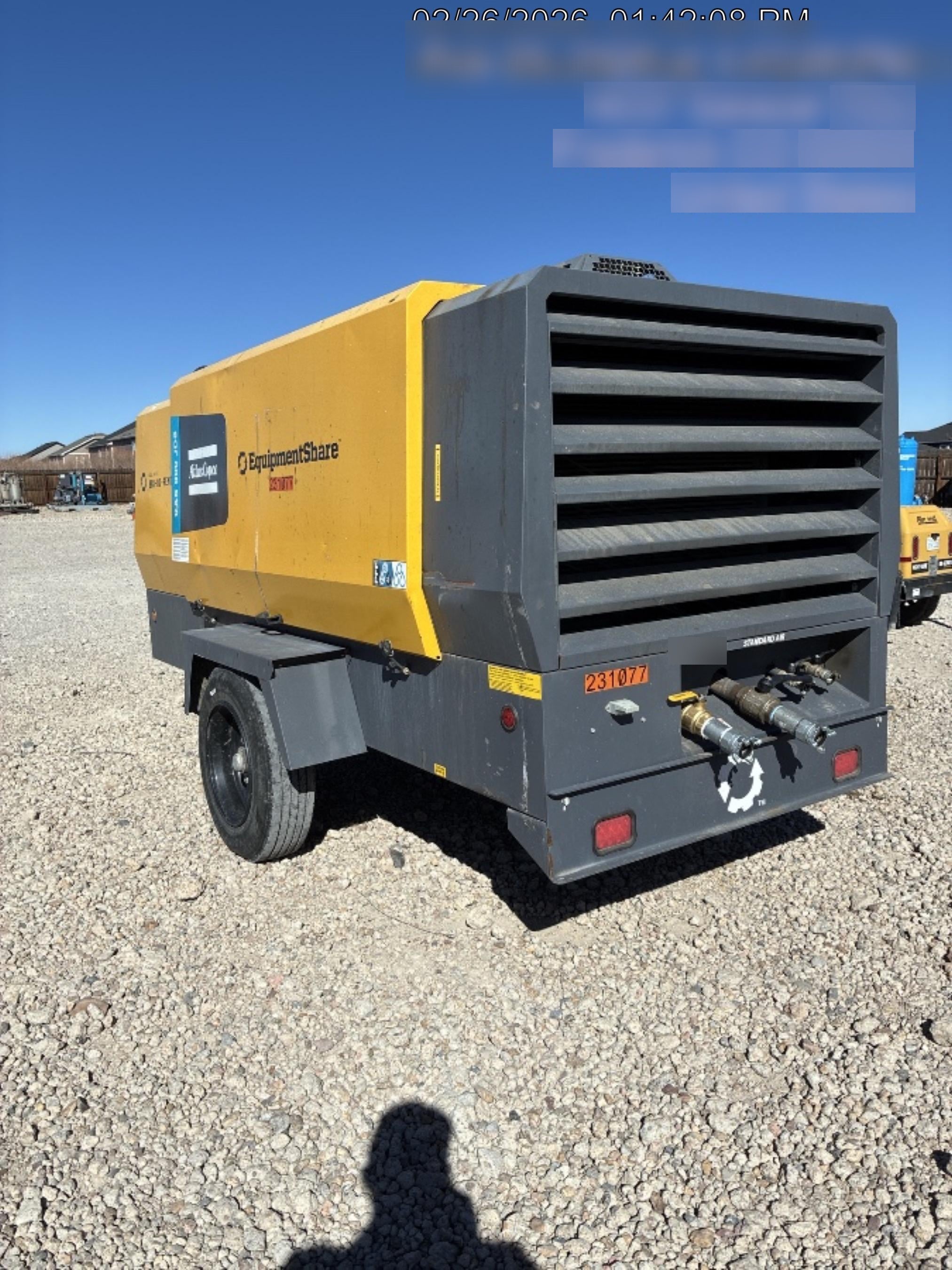 2022 ATLAS COPCO XAS 900