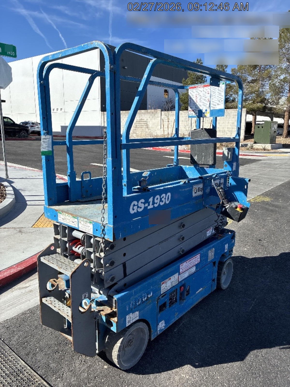 2018 Genie GS-1930 Genie GS-1930 Scissor Lift w/Standard Options