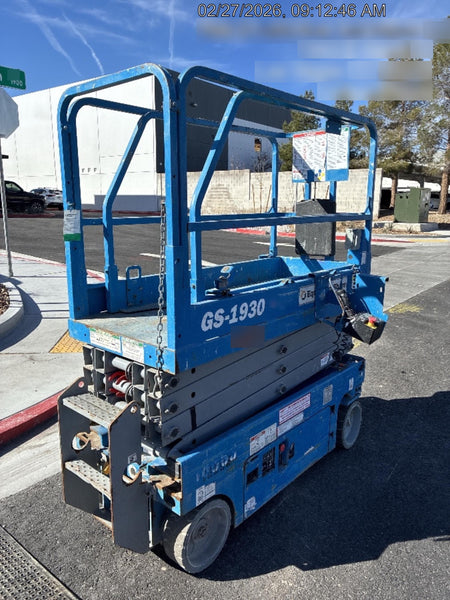 2018 Genie GS-1930 Genie GS-1930 Scissor Lift w/Standard Options