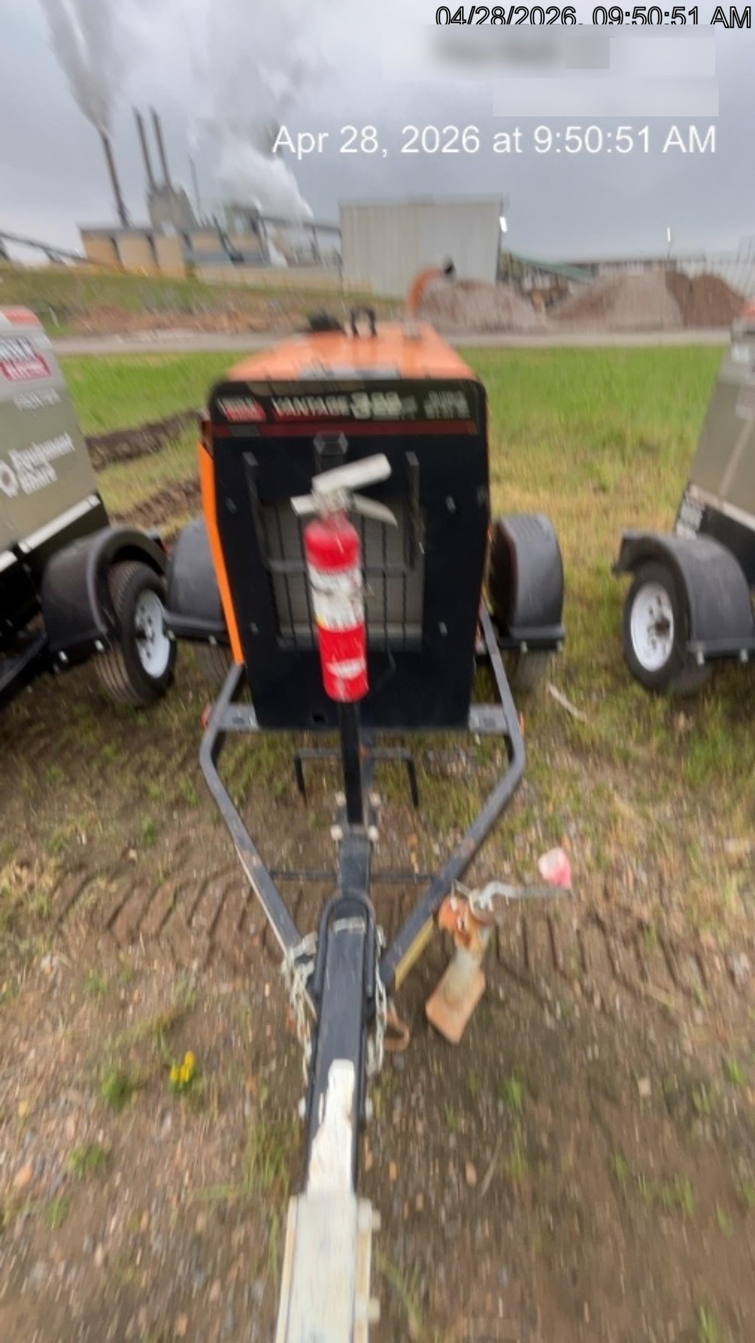 2021 Lincoln Electric Vantage 322 Vantage 322 Ready Pak 3 w/ Decals, ORANGE (includes trailer, cable rack, fender light kit) NO Telematics
