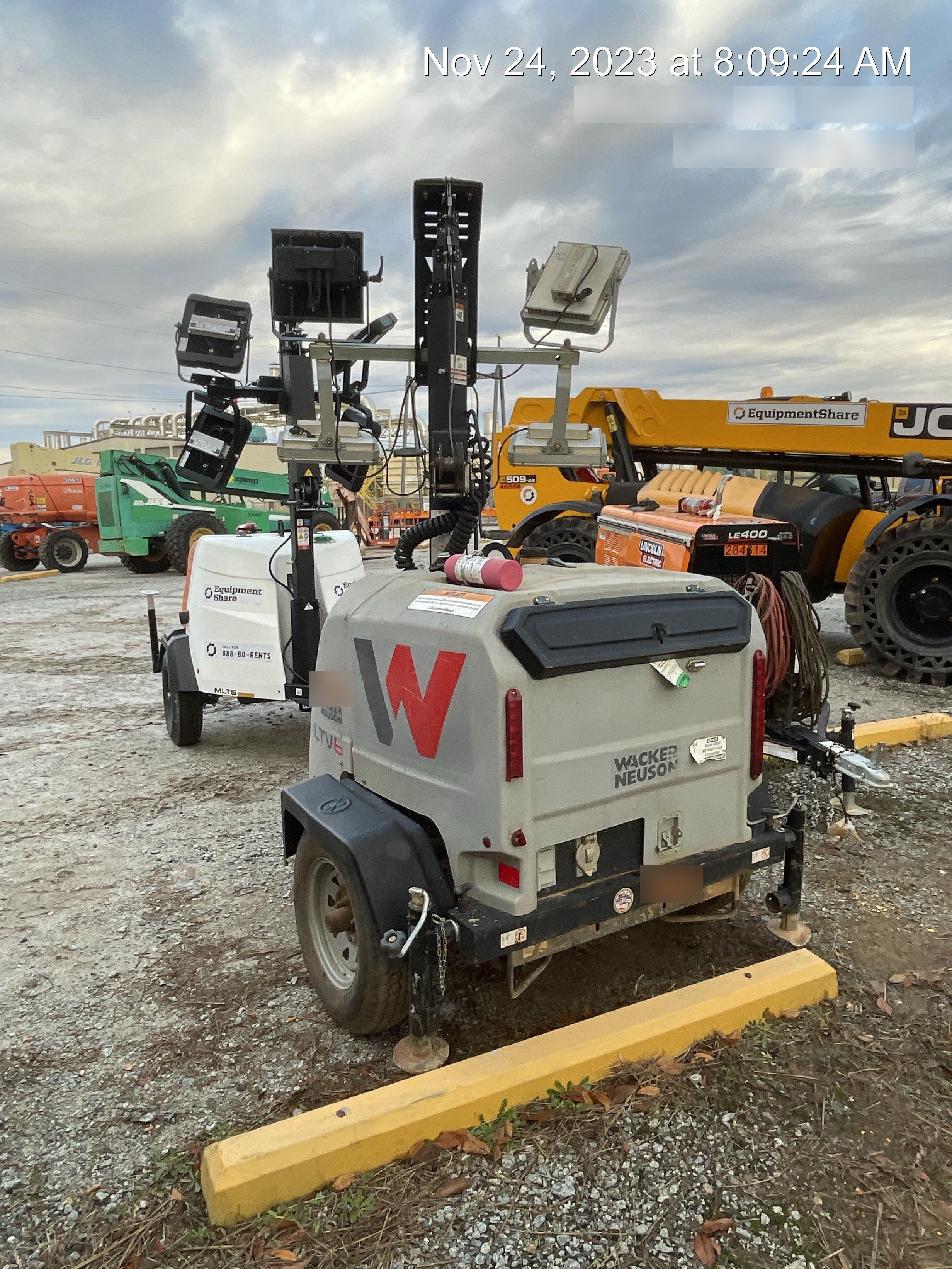 2019 Wacker Neuson LTV6K-LED Standard LED Towable Light Tower w/None