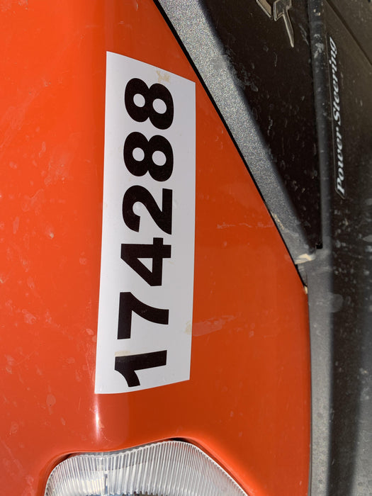 2021 Kubota RTV-X1140W-H Plastic Canopy, Windshield Acrylic Clear, LED Strobe Light, Wire Harness Kit, Back up Alarm