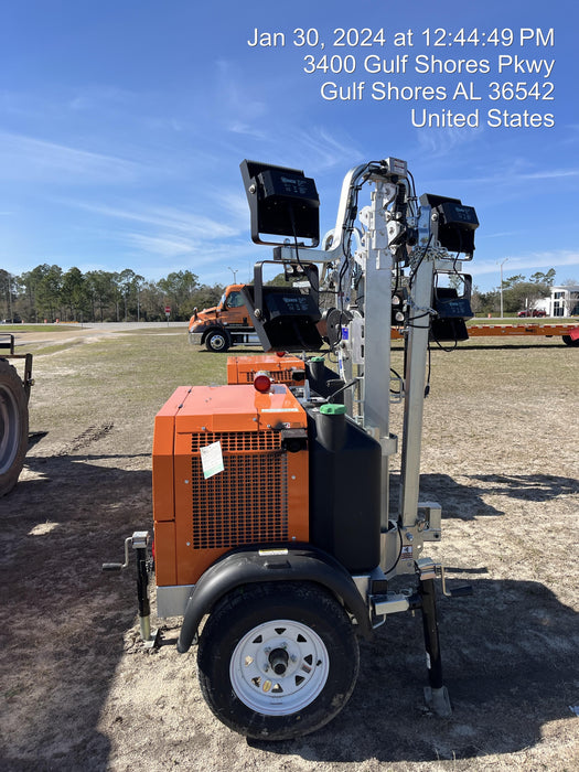 2023 Wanco WLTT-4MM4K Diesel, Deep Sea Controller, Shore Power Plug, Auto Start, (4) 350W LED Floodlights, 4kW Generator, 60 Gal Fuel Tank, 2" Ball, T3