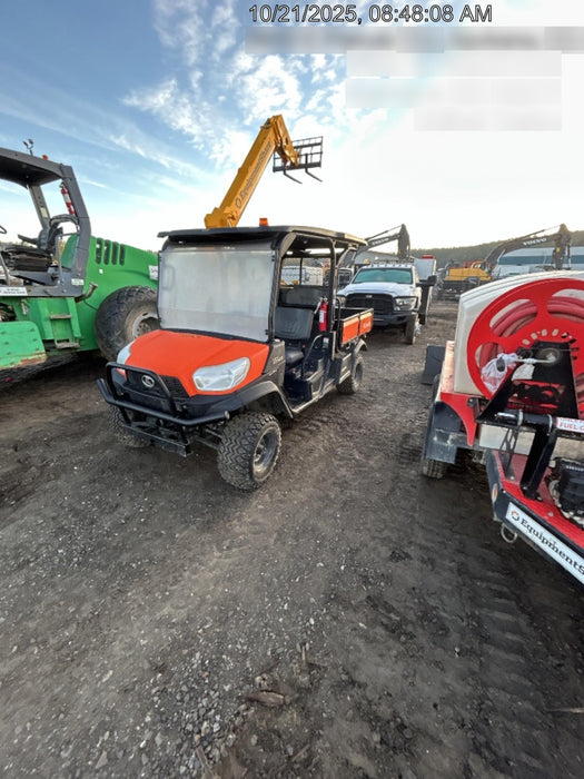 2021 Kubota RTV-X1140W-H Plastic Canopy, Windshield Acrylic Clear, LED Strobe Light, Wire Harness Kit, Back up Alarm