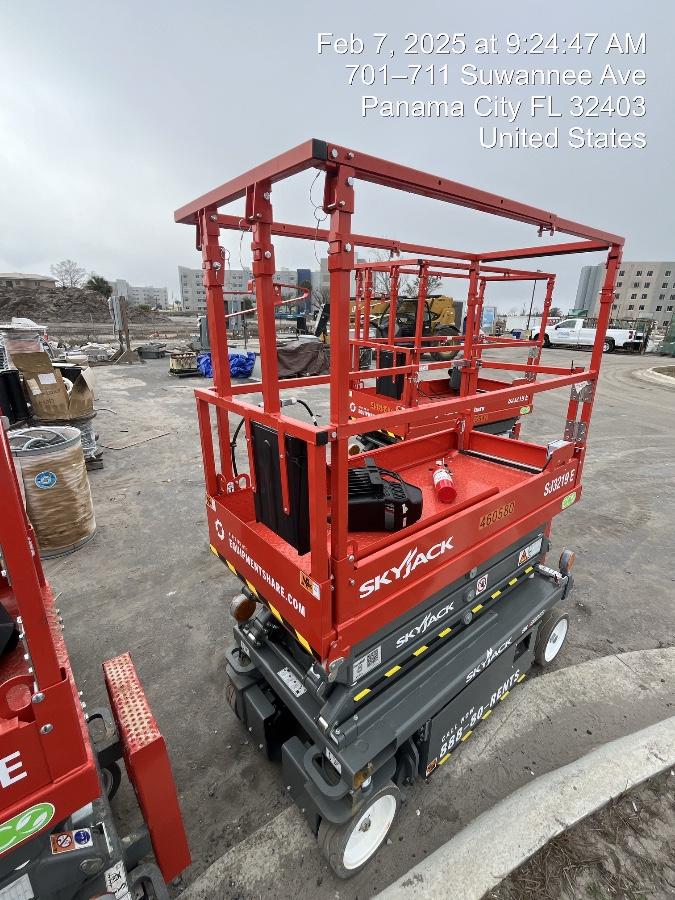 2024 Skyjack SJ3219 Electric Drive, Sld NM Tires, DBcns, RFRails, Power to Platform, T3 + Access Control
