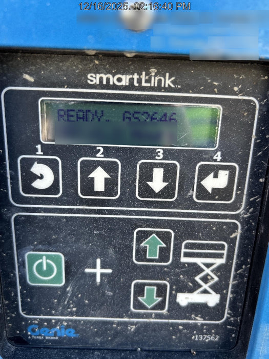 2019 Genie GS-2646 folding rails with full height swing gate