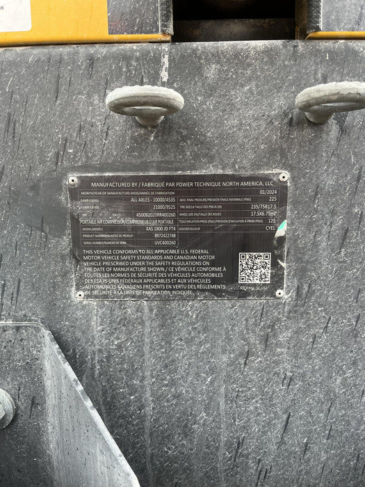 2024 ATLAS COPCO XAS 1800