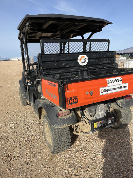 2022 Kubota RTV-X1140W-H Plastic Canopy, Windshield Acrylic Clear, LED Strobe Light, Wire Harness Kit, Back up Alarm