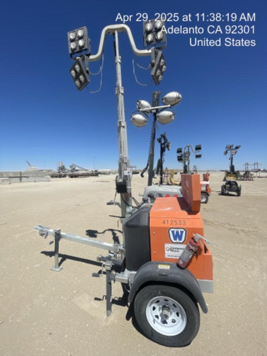 2024 Wanco WLTT-4MM4K Diesel, Deep Sea Controller, Shore Power Plug, Auto Start, (4) 350W LED Floodlights, 4kW Generator, 60 Gal Fuel Tank, 2" Ball, T3