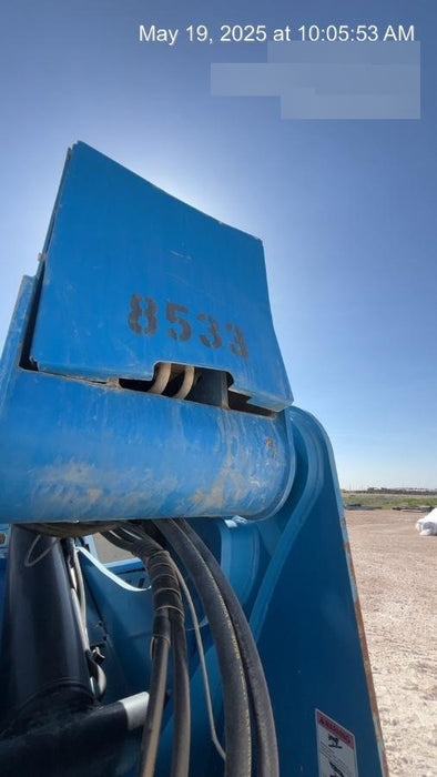 2018 Genie GTH-844 Genie GTH-844D w/Open ROPS, Solid Tires, Work Light/Beacon, 60" Carriage and Forks