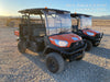 2022 Kubota RTV-X1140W-H Plastic Canopy, Windshield Acrylic Clear, LED Strobe Light, Wire Harness Kit, Back up Alarm