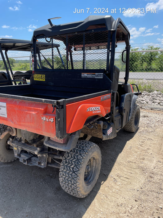 2019 Kubota RTV-XG850WL-H 4wd Utility Cart, Gas, 2 Seat, LED Strobe, Windshield Tempered Glass, Plastic Canopy, Wire Harness Kit, Backup Alarm