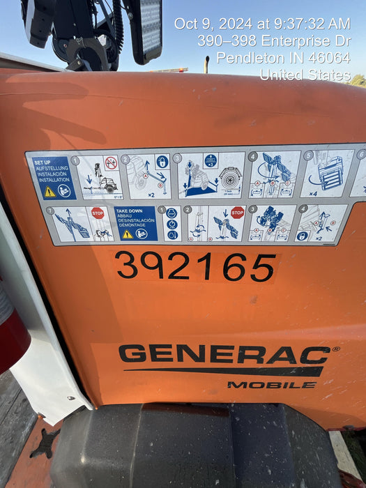 2024 Generac MLT2 Diesel, Flex Switch 120V Input, Powerzone Controller, 
(4) 320W LED Lights, 4kW Generator, 39.9 Gal Fuel Tank, 2" Ball, T3