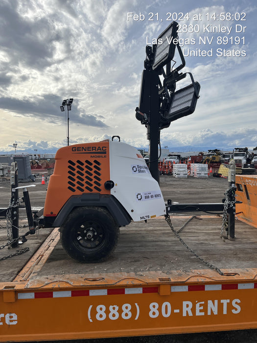 2023 Generac MLT2 Diesel, Flex Switch 120V Input, Powerzone Controller, 
(4) 320W LED Lights, 4kW Generator, 39.9 Gal Fuel Tank, 2" Ball, T3